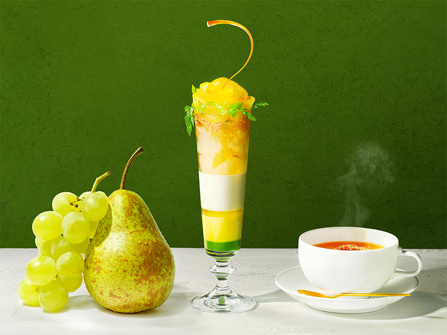 Layered Parfait Pear and Earl Grey