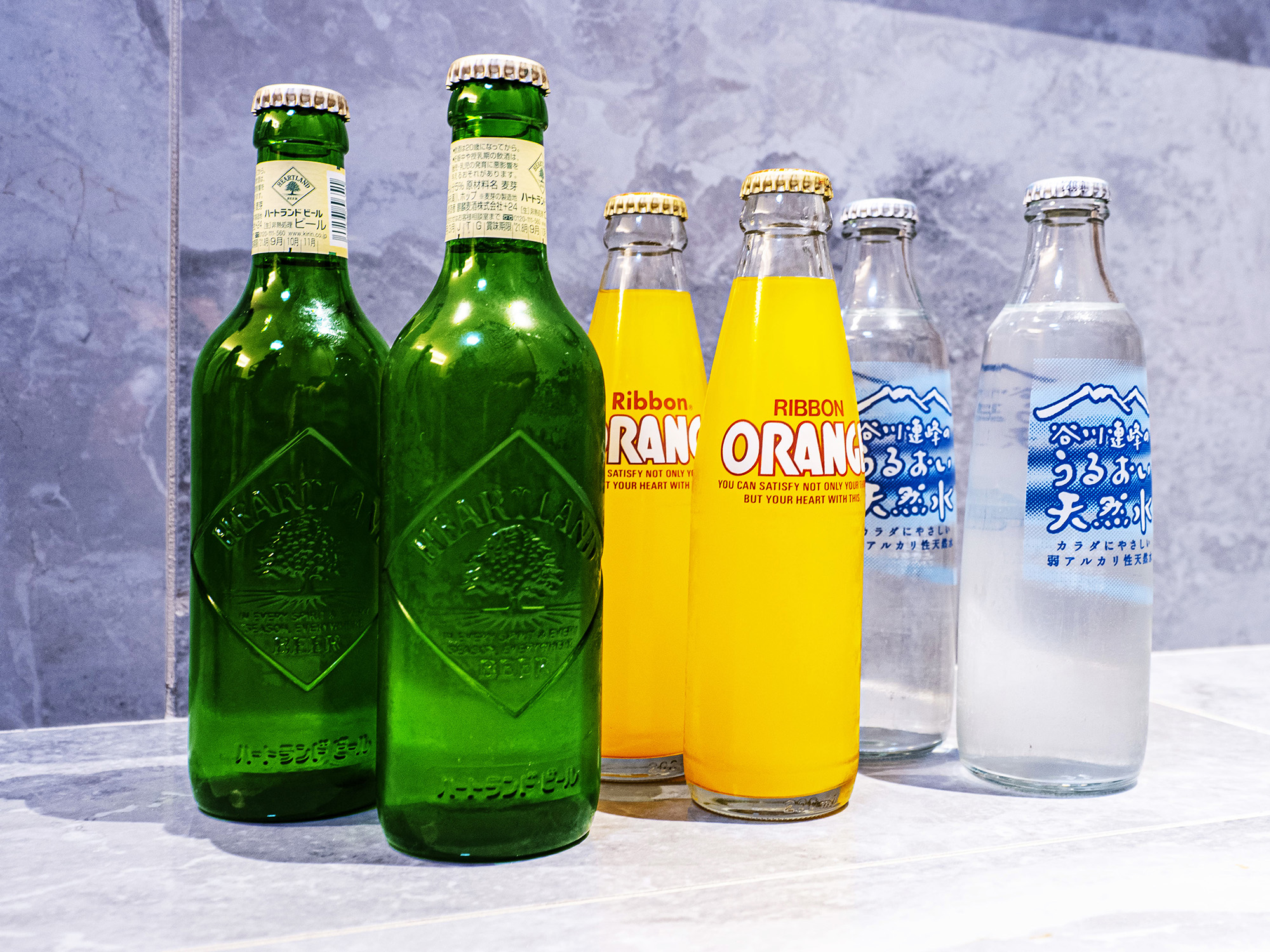 Returnable Bottles Inside Refrigerator