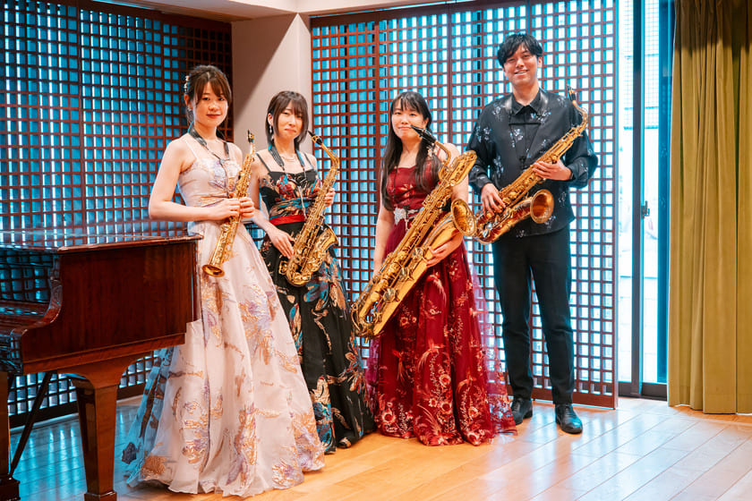 Anne Saxophone Quartet,竹芝・浜松町のホテル：メズム東京のショーケース