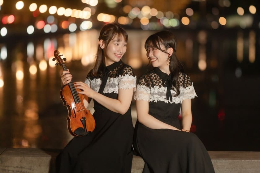 Duo mayumana, Mihoko Akiyama,竹芝・浜松町のホテル：メズム東京のショーケース