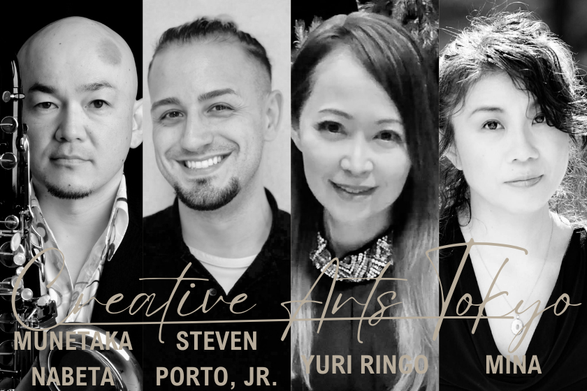Creative Arts Tokyo,YURI RINGO,STEVEN PORTO JR,MINA,MUNETAKA NABETA,竹芝・浜松町のホテル：メズム東京のショーケース
