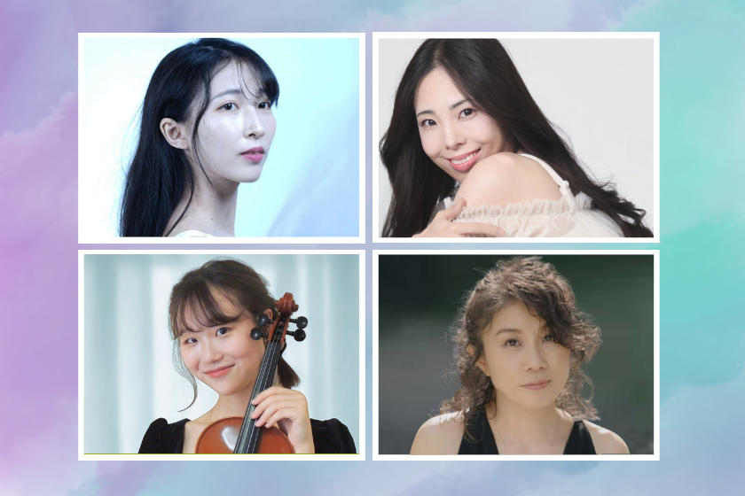Kazue,Alice, Miu, Mina, ピアノ,竹芝・浜松町のホテル：メズム東京のショーケース