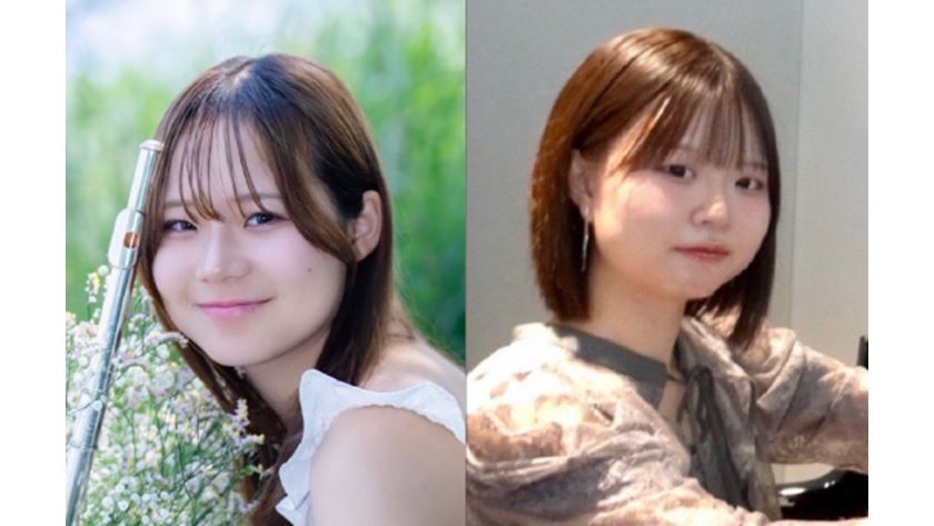 武藤菜月,大道碧衣, フルート, ピアノ, 竹芝・浜松町のホテル：メズム東京のショーケース